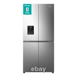 Hisense RQ5P470SMIE Réfrigérateur-congélateur américain connecté Wi-Fi à portes croisées avec eau