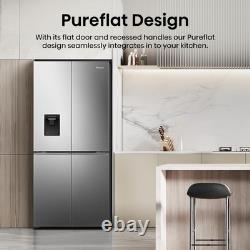 Hisense RQ5P470SMIE Réfrigérateur-congélateur américain connecté Wi-Fi à portes croisées avec eau