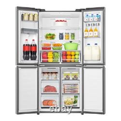 Hisense RQ5P470SMIE Réfrigérateur-congélateur américain connecté Wi-Fi à portes croisées avec eau