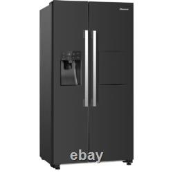 Hisense RS694N4BBE 91 cm réfrigérateur-congélateur américain noir sans givre classé E