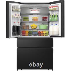 Hisense Réfrigérateur-congélateur américain à porte française PureFlat 579 litres Bla RF749N4SWFE