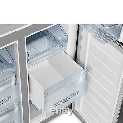 Hisense Rq563n4ai1 Acier Inoxydable 4-door 432l American Style Réfrigérateur Congélateur