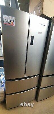 Hoover Hmn7182ixuk 70cm 4 Portes Réfrigérateur Congélateur A+ Classe Énergétique Frost Free 371 L