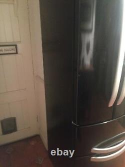 Hotpoint Quadrio Ffu4dgk A+ 4 Portes Sans Givre Réfrigérateur Congélateur En Noir Brillant