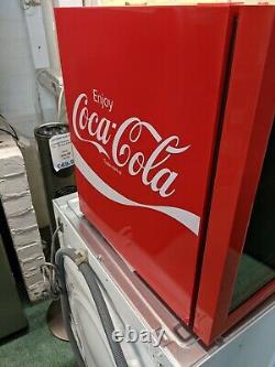 Husky Coca Cola Tabletop Mini Boissons Refroidisseur De Bière / Réfrigérateur Porte En Verre Hu255 Rouge