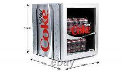 Husky Diet Coke Boissons Refroidisseur Table Top 48l Mini Réfrigérateur Bière Chiller Porte En Verre