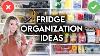 Idées D'organisation De Réfrigérateur Pinterest Organisez Avec Moi