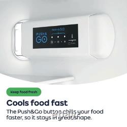 Indesit INGF 6441 XP4UK Réfrigérateur-congélateur américain Frost Free 91 cm Inox classé E