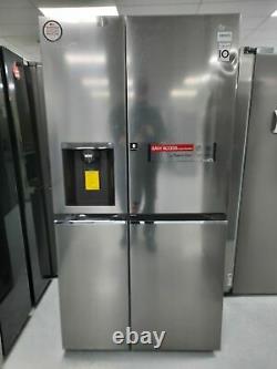 Lg Door-in-door Gsjv70pztf American Fridge Freezer Steel F Rating #324395
