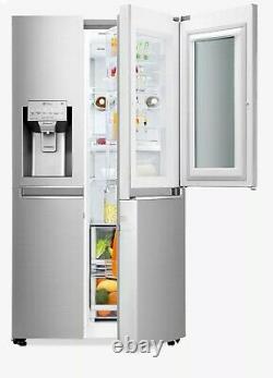 Lg Gsx960nsvz Congelateur De Réfrigérateur De Style Américain Porte-à-porte A++ Argent