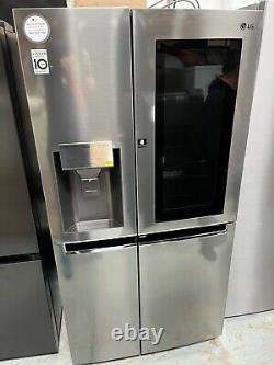 Lg Instaview Door-in-door Gsi960pzv American Fridge Freezer Wi-fi