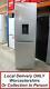 Logik Lffd55s18 Congélateur De Réfrigérateur En Argent + Distributeur D'eau Pff G Porte Creased Pff