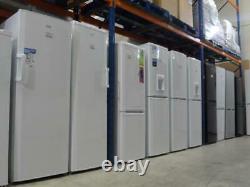 Logik Lffd55s18 Congélateur De Réfrigérateur En Argent + Distributeur D'eau Pff G Porte Creased Pff