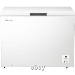 Maître frigo MCF297E Congélateur coffre blanc debout de 297 litres