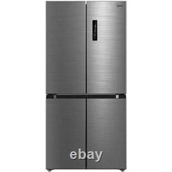 Midea MDRF632FIE46 Réfrigérateur Congélateur Américain Inox 83cm Sans Givre Classe E