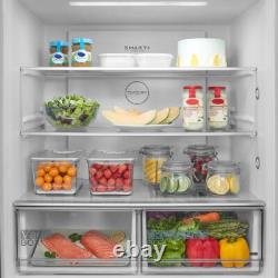 Midea MDRF632FIE46 Réfrigérateur Congélateur Américain Inox 83cm Sans Givre Classe E
