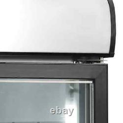 Nouveau congélateur à glace vitré double porte verticale, Rrp 4300 £
