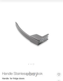 Poignée Miele Genuine pour porte de réfrigérateur et congélateur aspect acier inoxydable MPN 10851200