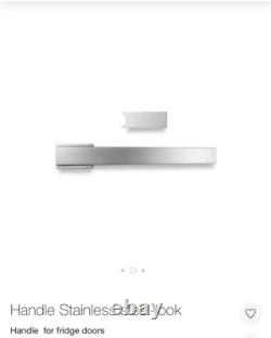 Poignée Miele Genuine pour porte de réfrigérateur et congélateur aspect acier inoxydable MPN 10851200