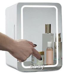 Portable 8l Beauty Cosmetic Fridge Led Maquillage Miroir Porte Mini Skincare Cooler