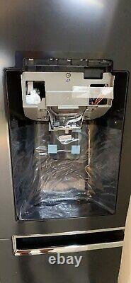 Porte du congélateur du réfrigérateur américain LG. Porte du congélateur en noir mat ADD75176268.