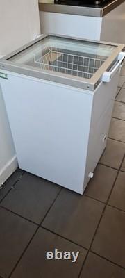 Présentoir congélateur à glace avec couvercle supérieur à charnières pour porte de réfrigérateur