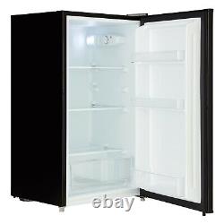 Réfrigérateur 88L sous plan de travail 47cm Autoportant Noir Cookology UCFR88BK