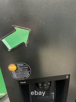 Réfrigérateur Américain LG Combiné Avec Distributeur D'Eau Noir Mat Évalué D GSLV70MCTD #LF94034