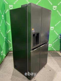 Réfrigérateur Américain LG Combiné Avec Distributeur D'Eau Noir Mat Évalué D GSLV70MCTD #LF94034