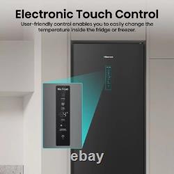 Réfrigérateur Congélateur 3 Portes Hisense RM469N4AFDUK Énergie D Noir