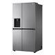 Réfrigérateur Congélateur Américain Lg Autonome Acier Thinq 635l Gslv70pztf, Grade B