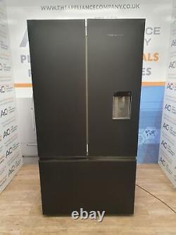 Réfrigérateur Congélateur Fisher & Paykel Rf540azub5 Style Américain Avec Glace Verre Noir