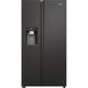 Réfrigérateur Congélateur Haier Hsw59f18eipt Style Américain 60/40 Avec Raccordement Noir 32627