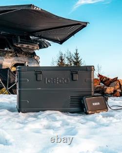 Réfrigérateur/Congélateur ICECO 35L Double Zone NOIR GERMAN SECOP Intégré