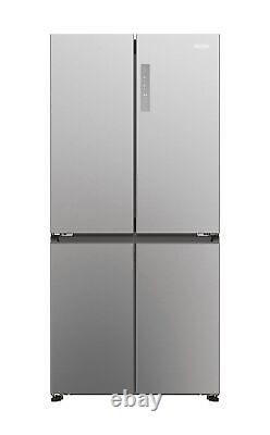 Réfrigérateur Congélateur Multi-portes Haier HCR3818ENMM Total No Frost de 83,3 cm en Inox