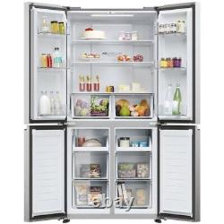 Réfrigérateur Congélateur Multi-portes Haier HCR3818ENMM Total No Frost de 83,3 cm en Inox