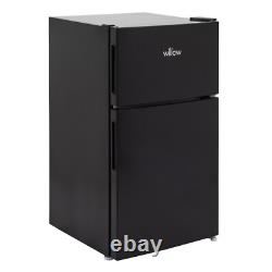 Réfrigérateur Congélateur Sous Comptoir 86L Noir avec 4 Étoiles de Congélation Willow WB50UCFF