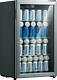 Réfrigérateur Mini Bière Boissons Vin Soda Réfrigérateur Porte En Verre 115 Can Drink Cooler