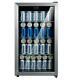Réfrigérateur Mini Boissons Vin Soda Réfrigérateur Porte En Verre 115 Can Stainless
