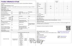 Réfrigérateur Mini Table Top Subcold 75L avec Zone Congélateur Ice Box ECO75 LED Noir