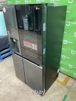 Réfrigérateur américain LG avec congélateur, raccordé à l'eau, sans givre, classe énergétique E, modèle GSXV90MCAE #LF81014