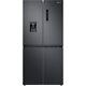 Réfrigérateur Américain Samsung Rf48a401eb4 De Style Français Avec Congélateur Et Double Système De Refroidissement Twin Cooling Plus