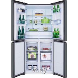 Réfrigérateur américain TCL RP466CXE1UK Galaxy Inox en acier inoxydable