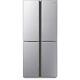 Réfrigérateur Américain à Quatre Portes Fridgemaster De 378 Litres Avec Congélateur Et Distributeur D'eau Mq79394ffs