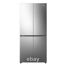 Réfrigérateur américain à quatre portes Hisense PureFlat 483L en acier inoxydable RQ5P470SAID
