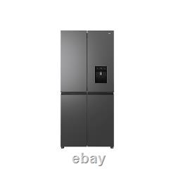 Réfrigérateur américain à quatre portes TCL de 466 litres avec distributeur d'eau RP466CSE1UK