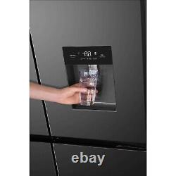Réfrigérateur américain à quatre portes TCL de 466 litres avec distributeur d'eau RP466CSE1UK