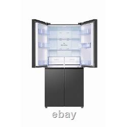 Réfrigérateur américain à quatre portes TCL de 466 litres avec distributeur d'eau RP466CSE1UK