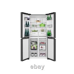 Réfrigérateur américain à quatre portes TCL de 466 litres avec distributeur d'eau RP466CSE1UK
