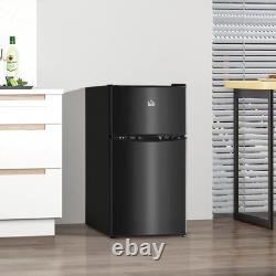 Réfrigérateur compact 88L sous plan de travail avec tiroir congélateur, étagères et éclairage intérieur